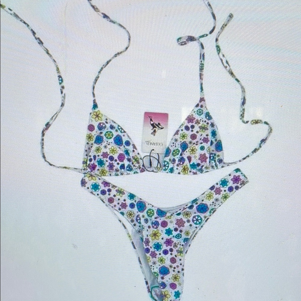 Floral Bikini Set - Multicolor